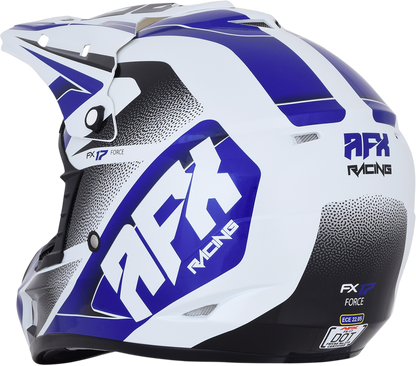 AFX FX-17 Helmet - Force - Pearl White/Blue - Medium 0110-5239