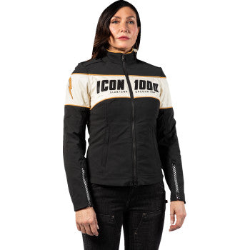 ICON Women's Hella 4™ Jacket - Black - Large 2822-1679