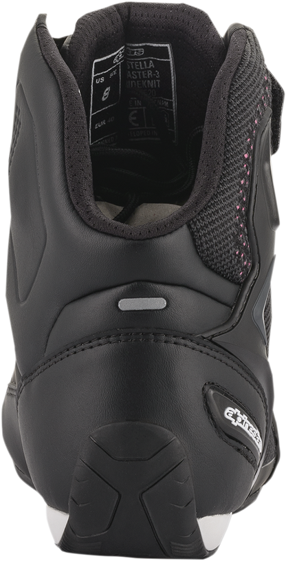 ALPINESTARS Stella Faster-3 Rideknit Shoes - Black/Yellow/Pink - US 8.5 251052014399