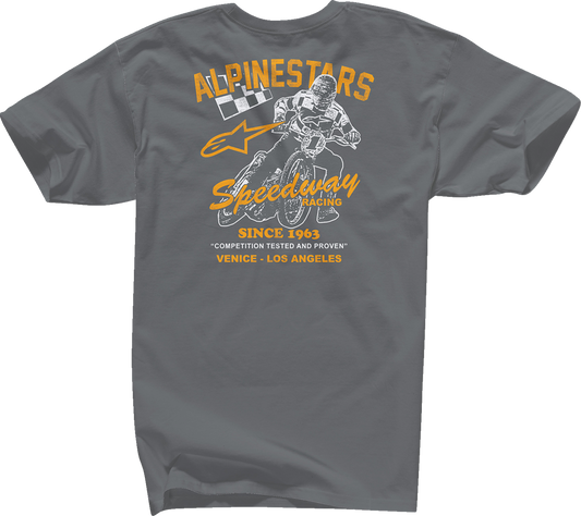ALPINESTARS Speedway T-Shirt - Charcoal - Large 12137260018L