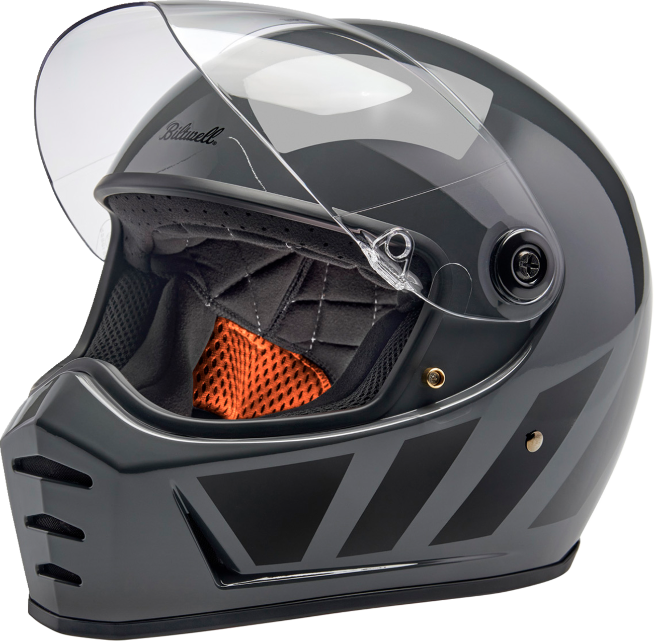 BILTWELL Lane Splitter Helmet - Storm Gray Inertia - Medium 1004-569-503