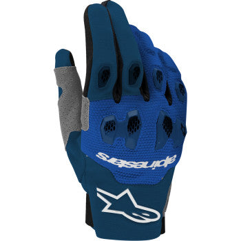 ALPINESTARS Pro-Dura Gloves - Navy/Bright Blue/White - Small 3560425-7174-S