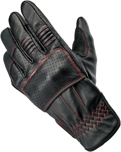 BILTWELL Borrego Gloves - Redline - Medium 1506-0108-303
