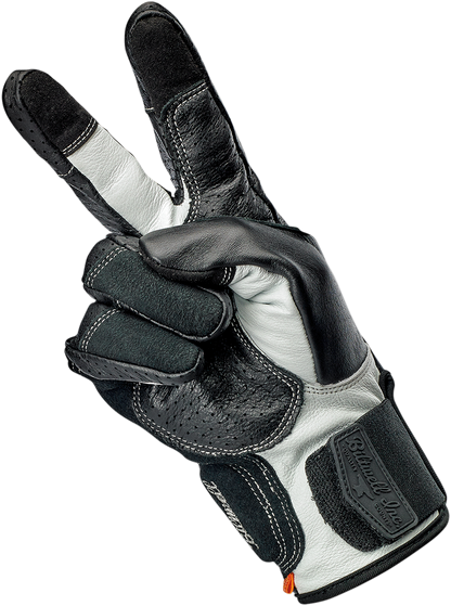 BILTWELL Borrego Gloves - Black/Cement - XS 1506-0104-301