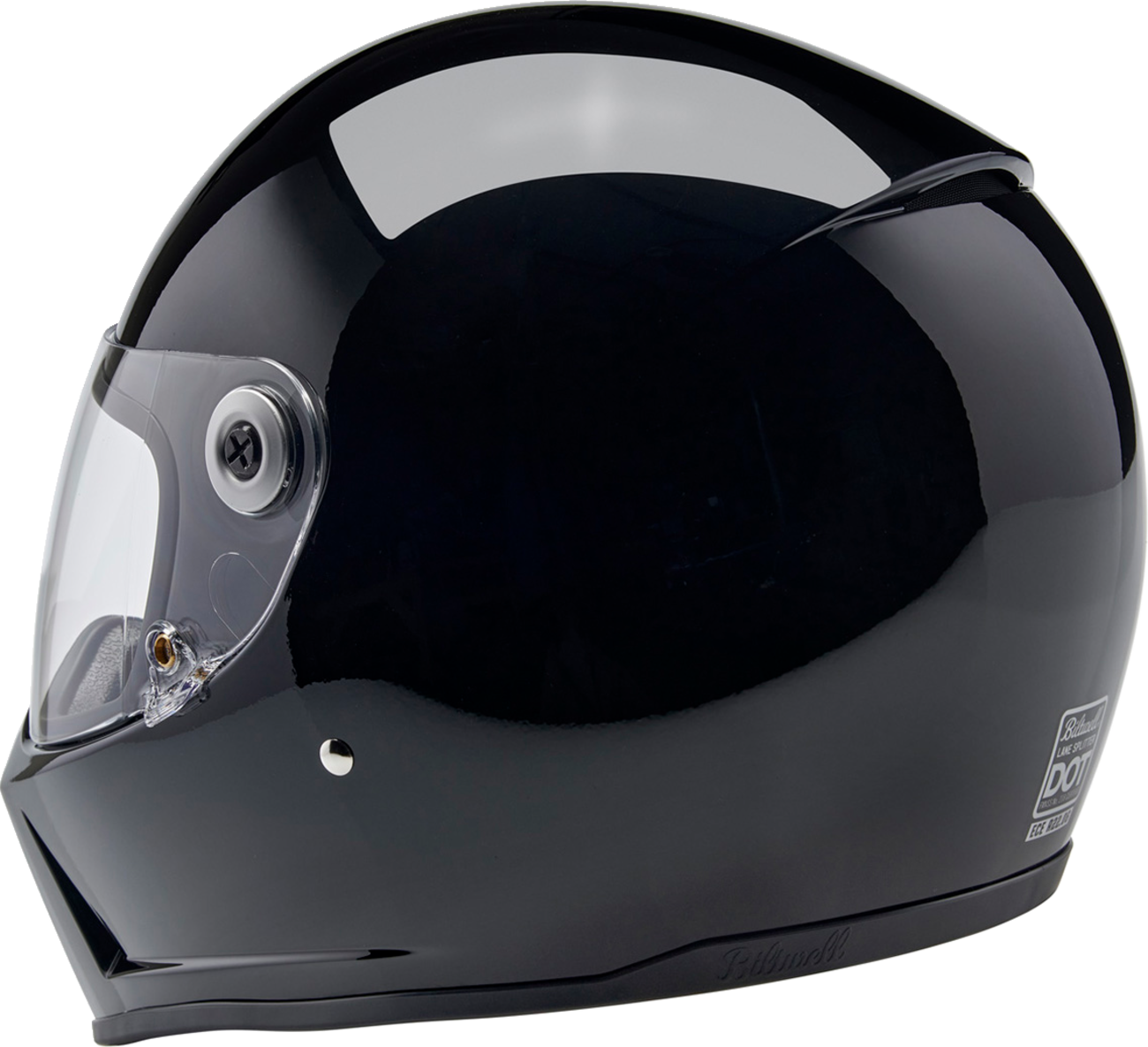 BILTWELL Lane Splitter Helmet - Gloss Black - Small 1004-101-502