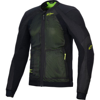 ALPINESTARS Troop-Air Jacket - Black/Fluo Yellow - Small 3301225-168-S