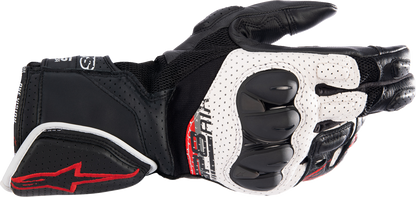 ALPINESTARS SP-8 V3 Air Gloves - Black/White/Bright Red - 2XL 3558621-1304-2X