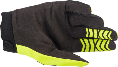 ALPINESTARS Full Bore Gloves - Fluo Yellow/Black - Medium 3563622-551-M