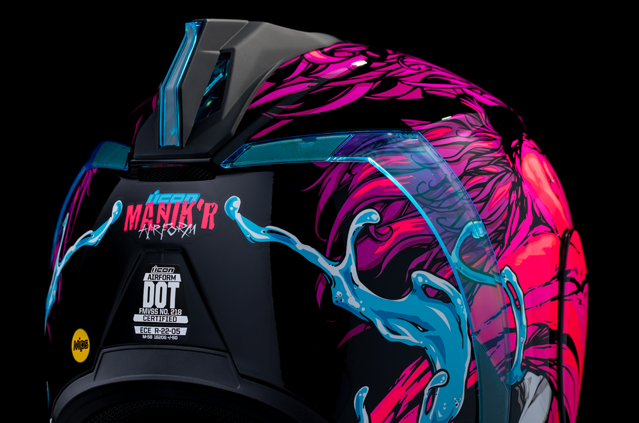 ICON Airform™ Helmet - Manik'RR - MIPS® - Pink - Large 0101-17025