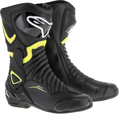 ALPINESTARS SMX-6 v2 Vented Boots - Black/Yellow - US 12.5 / EU 48 2223017-1550-48