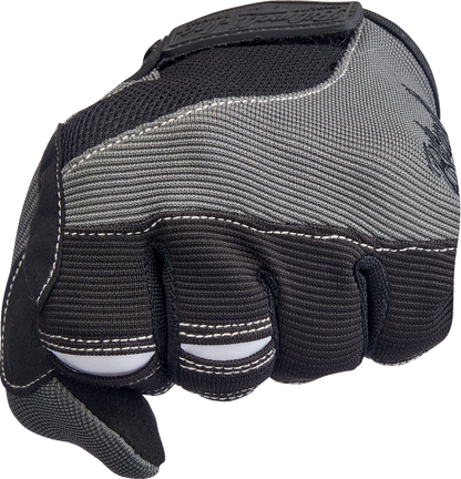 BILTWELL Moto Gloves - Gray/Black - Medium 1501-1101-003