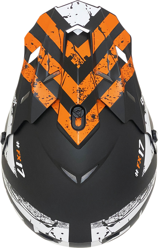 AFX FX-17 Helmet - Attack - Matte Black/Orange - XL 0110-7158