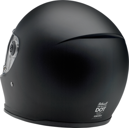 BILTWELL Lane Splitter Helmet - Flat Black - Medium 1004-201-103
