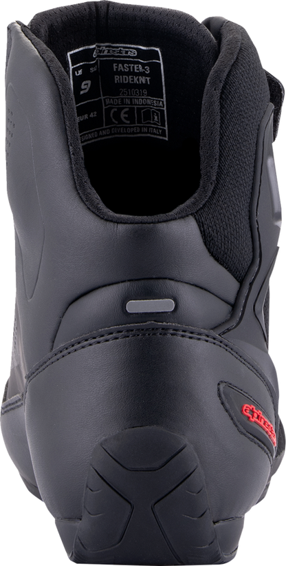 ALPINESTARS Faster-3 Rideknit® Shoes - Black/Gray/Red - US 11.5 25103191993-115