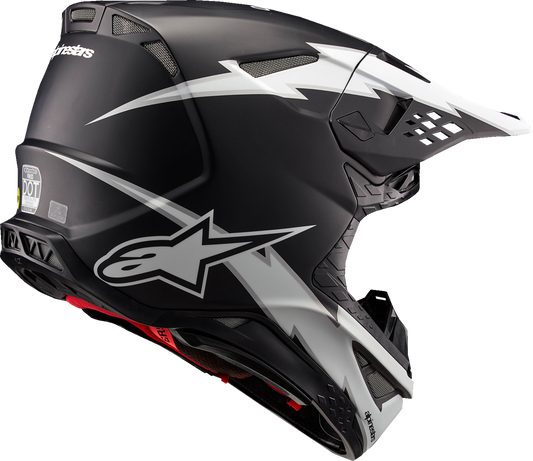 ALPINESTARS Supertech M10 Helmet - Ampress - MIPS® - Matte Black/White - Large 8300823-1121-L