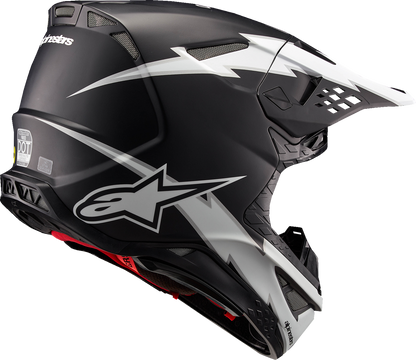 ALPINESTARS Supertech M10 Helmet - Ampress - MIPS® - Matte Black/White - Small 8300823-1121-S