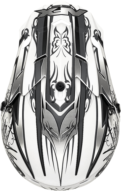 AFX FX-17Y Helmet - Butterfly - Matte White - Medium 0111-1391
