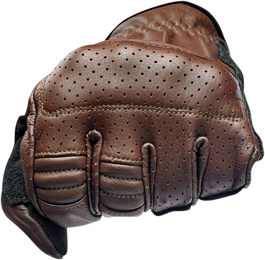 BILTWELL Borrego Gloves - Chocolate/Black - Large 1506-0201-304