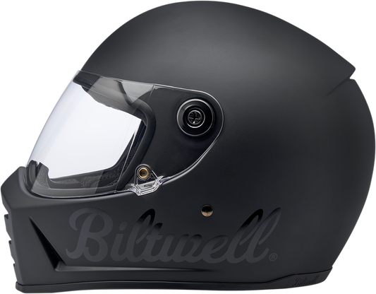 BILTWELL Lane Splitter Helmet - Flat Black Factory - Small 1004-638-102