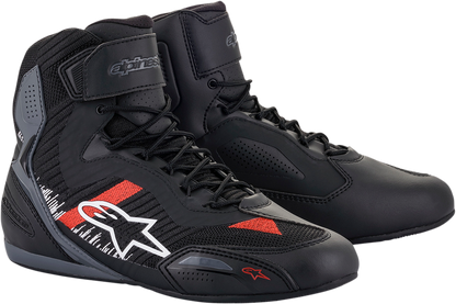 ALPINESTARS Faster-3 Rideknit® Shoes - Black/Gray/Red - US 11.5 25103191165115