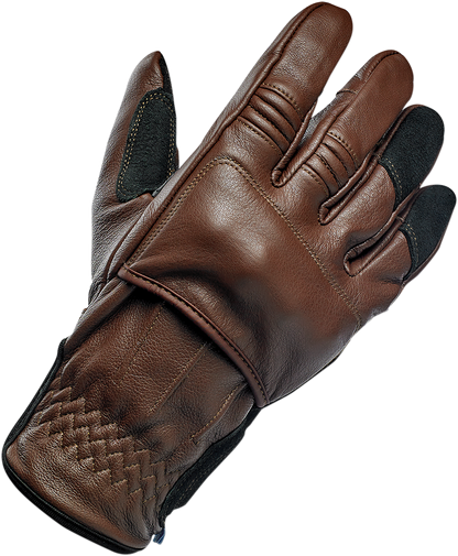BILTWELL Belden Gloves - Chocolate/Black - Large 1505-0201-304