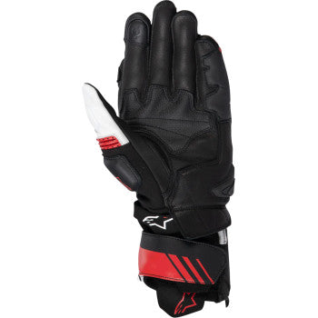 ALPINESTARS GP Plus R V3 Leather Gloves - Black/White/Bright Red - XL 3550825-1304-XL