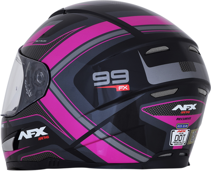 AFX FX-99 Helmet - Recurve - Black/Fuchsia - XS 0101-11101