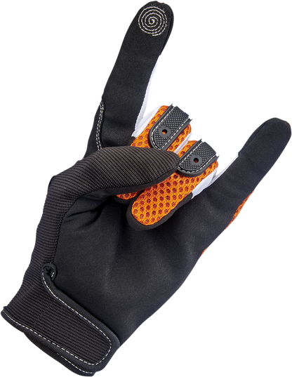 BILTWELL Anza Gloves - Orange - Medium 1507-0601-003