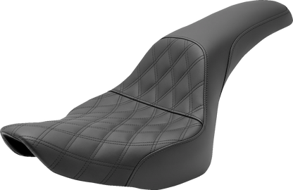 SADDLEMEN Profiler Seat - Front Lattice/Rear Smooth - Black 806-12-149