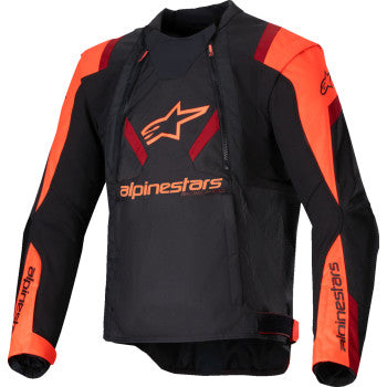 IN STOCK ALPINESTARS T-Stunt Air Jacket - Black/Red Fluo/Dark Red - Medium 3301825-1365-M