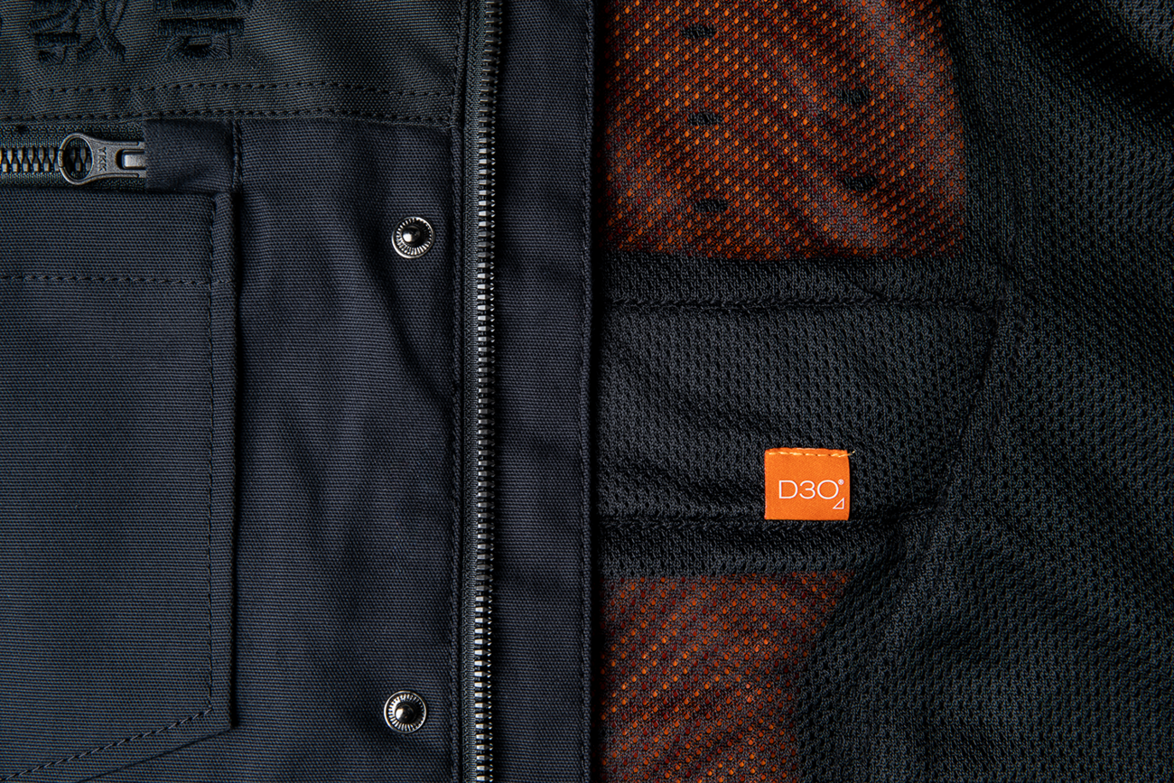 IN STOCK ICON Upstate Canvas National Jacket - Black - Large 2820-6562