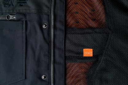IN STOCK ICON Upstate Canvas National Jacket - Black - Large 2820-6562