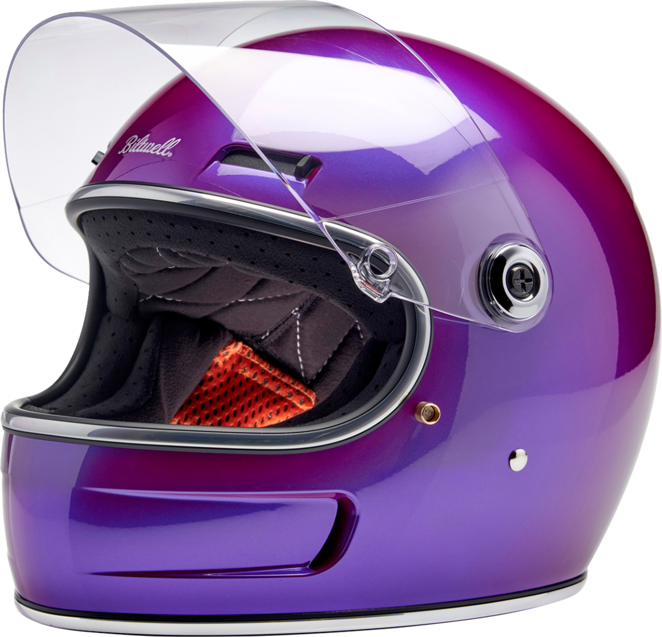 BILTWELL Gringo SV Helmet - Metallic Grape - Small 1006-339-502