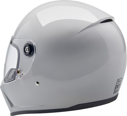 BILTWELL Lane Splitter Helmet - Gloss White - Large 1004-104-504