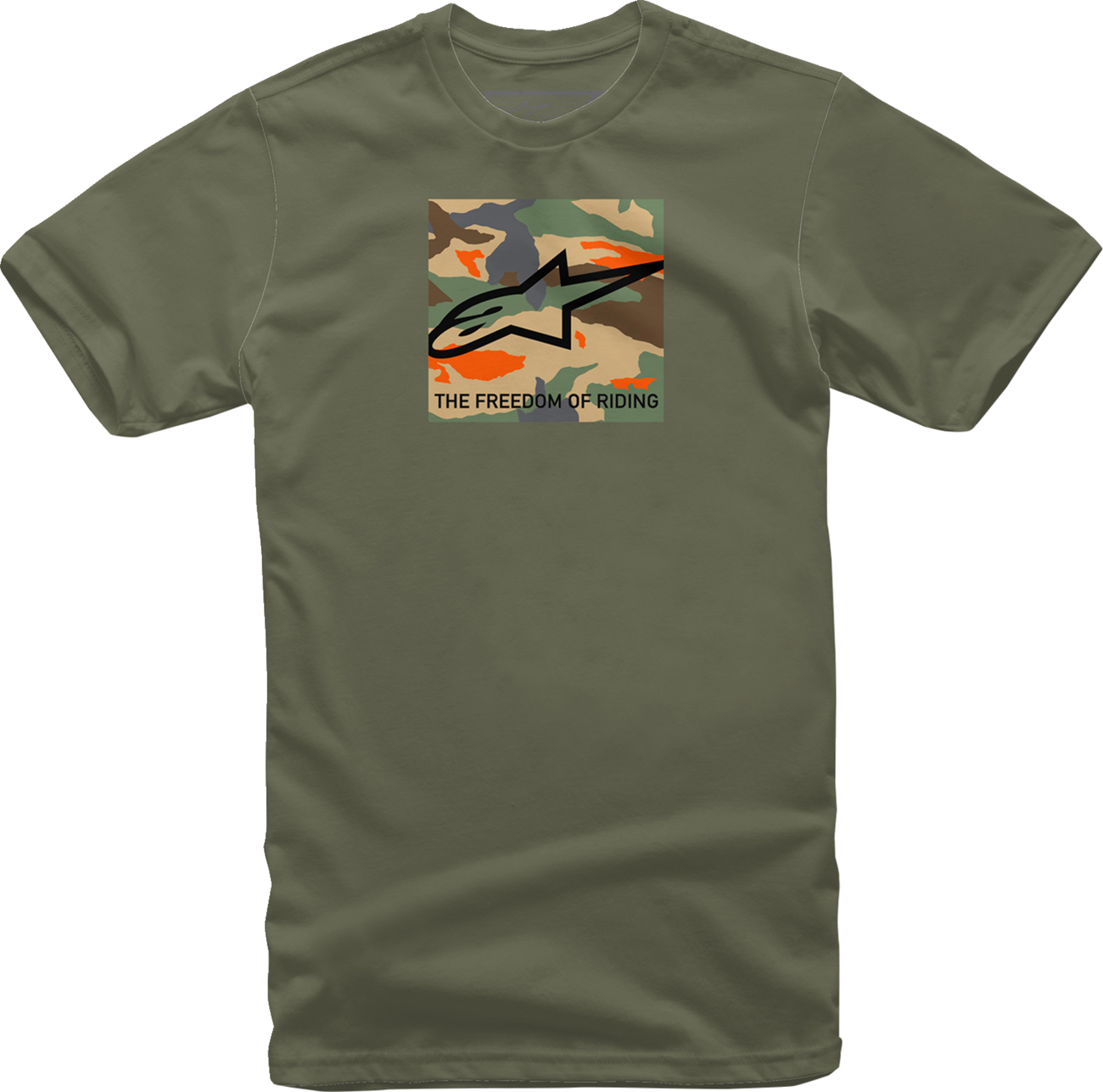 IN STOCK Open Box new  ALPINESTARS Free Camo T-Shirt - Military - XL 1232-72220690XL