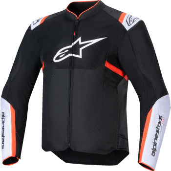ALPINESTARS T-SPS Air v2 Jacket - Black/White/Red Fluo - Large 3301025-1231-L