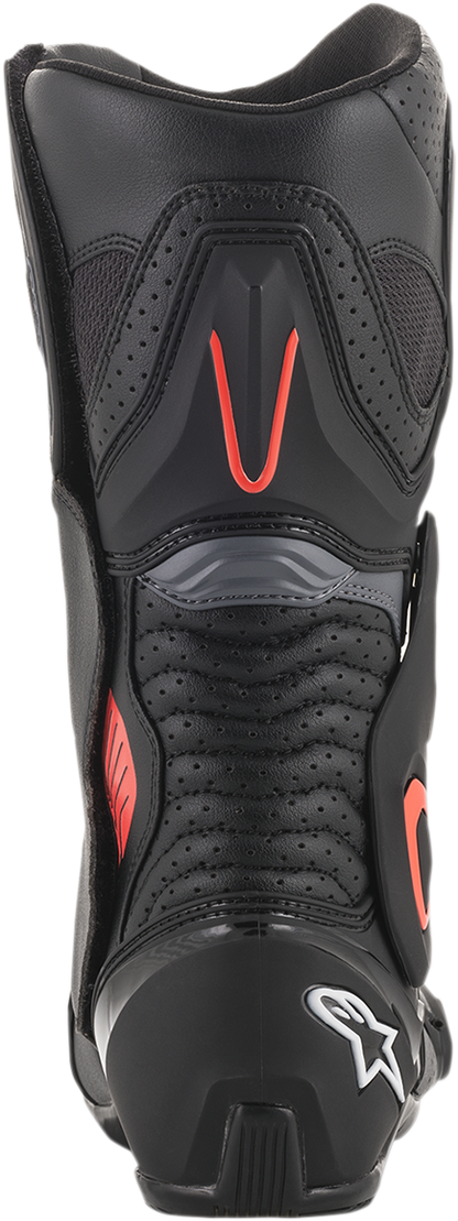 ALPINESTARS SMX-6 v2 Vented Boots - Black/Gray/Red - US 10.5 / EU 45 2223017-1133-45