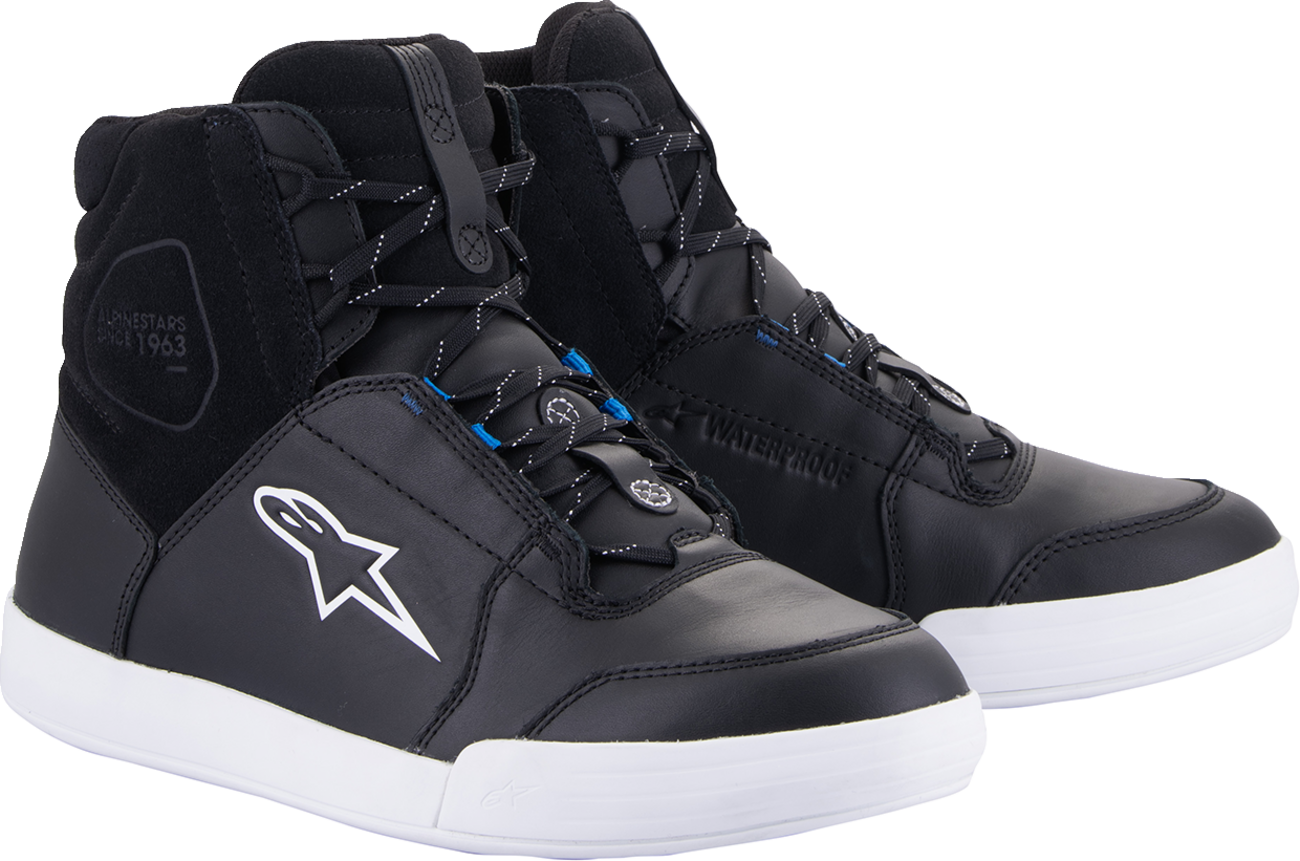 ALPINESTARS Chrome Shoes - Waterproof - Black/White - US 12.5 2543123-157-125