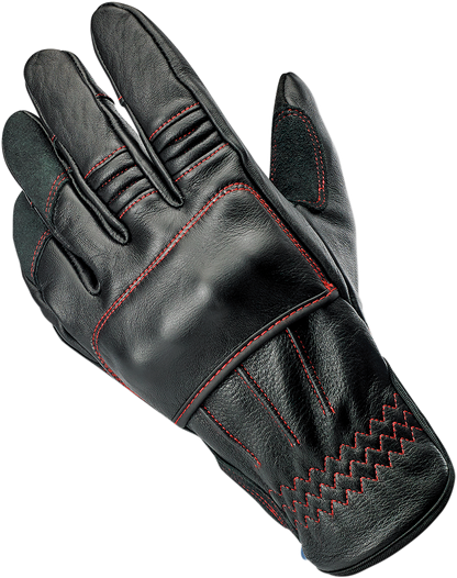 BILTWELL Belden Gloves - Redline - Small 1505-0108-302