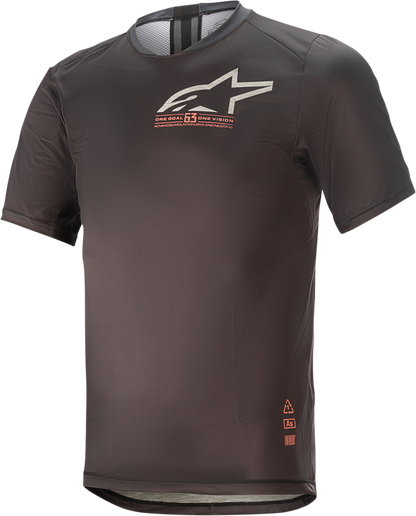 ALPINESTARS Alps 6.0 V2 Jersey - Short-Sleeve - Black/Coral - 2XL 1763921-1793-2X