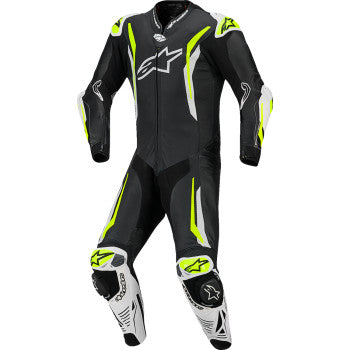 ALPINESTARS Suit Gp Tech V5 Blk/Wht/Yel Fluo 52 3150226-125-52