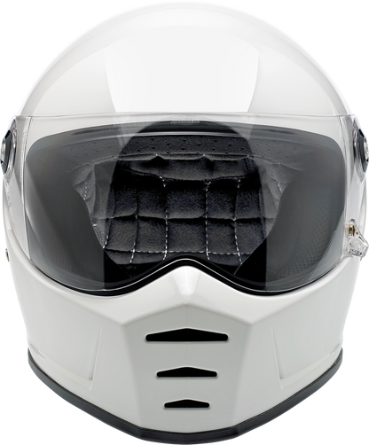 BILTWELL Lane Splitter Helmet - Gloss White - Medium 1004-104-103