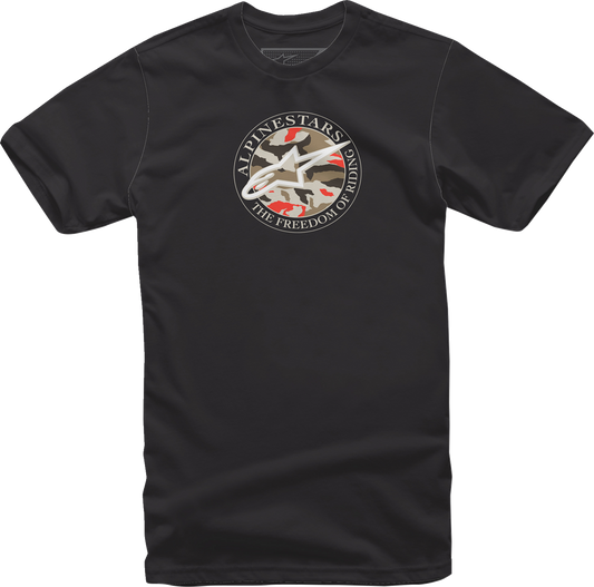ALPINESTARS Dot Camo T-Shirt - Black - Large 12137266010L