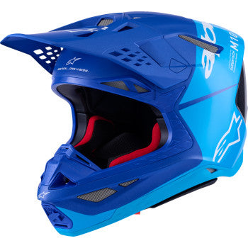 ALPINESTARS Supertech M10 Helmet - Flood - MIPS® - Blue/Black Carbon - XL 8301023-7282-XL