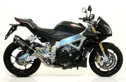 71744mk Arrow Aprilia Rsv4 15-18 Tuono V4 1100 15-18 Homologated Carbon Race-Tech Silencer With Carbon End Cap For Arrow Link Pipe