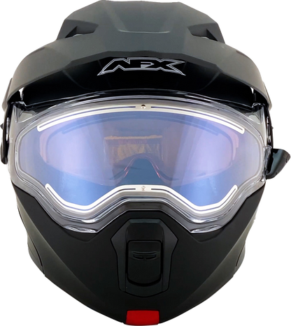 AFX FX-111DS Snow Helmet - Electric - Matte Black - Large 0120-0801