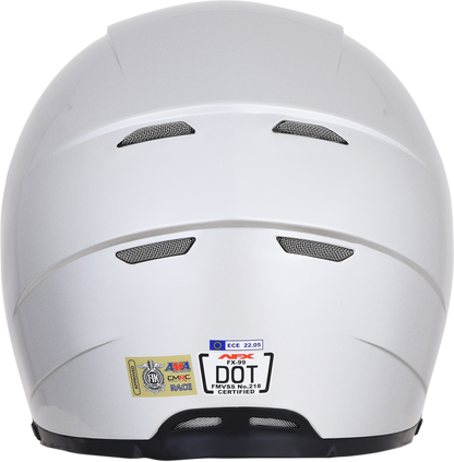 AFX FX-99 Helmet - Silver - Large 0101-11069