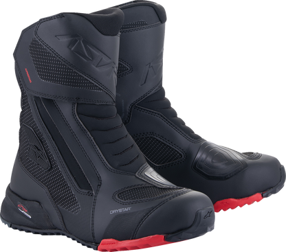 ALPINESTARS RT-7 Drystar® Boots - Black/Red - US 12.5 / EU 46 2443023-13-46