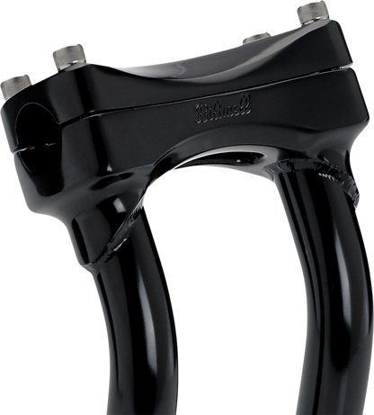 BILTWELL Risers - Murdock - Oversized - Pullback - 10" - Black 6414-201-10