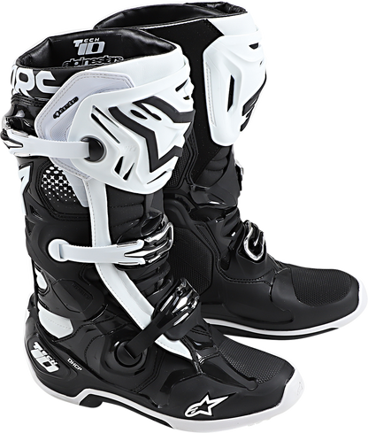 ALPINESTARS Tech 10 Boots - Black/White - US 11 2010020-12-11